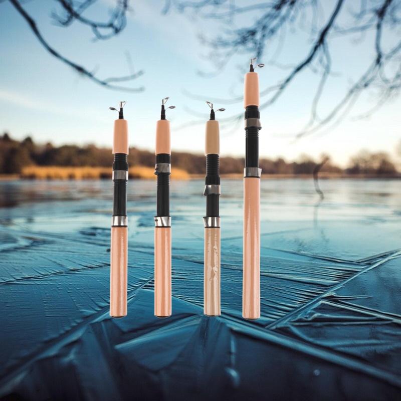 [LA]1Pc Ultralight Winter Ice  - Fishing Rod Spinning ulasan dan harga